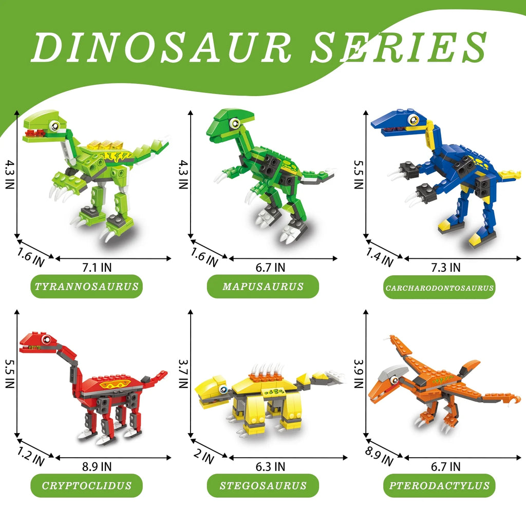 Dinosaurs Building Blocks Construction Toy (539 Pieces) Z3786