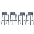 Outdoor Bar Stools Set of 4 with Footrest P3221