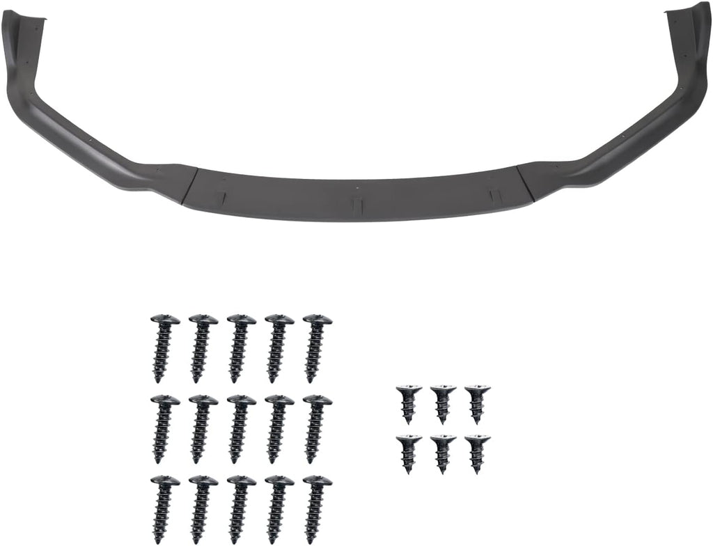 Matte Black Front Bumper Lip Spoiler Splitter 3PC Pack of 2 M5586