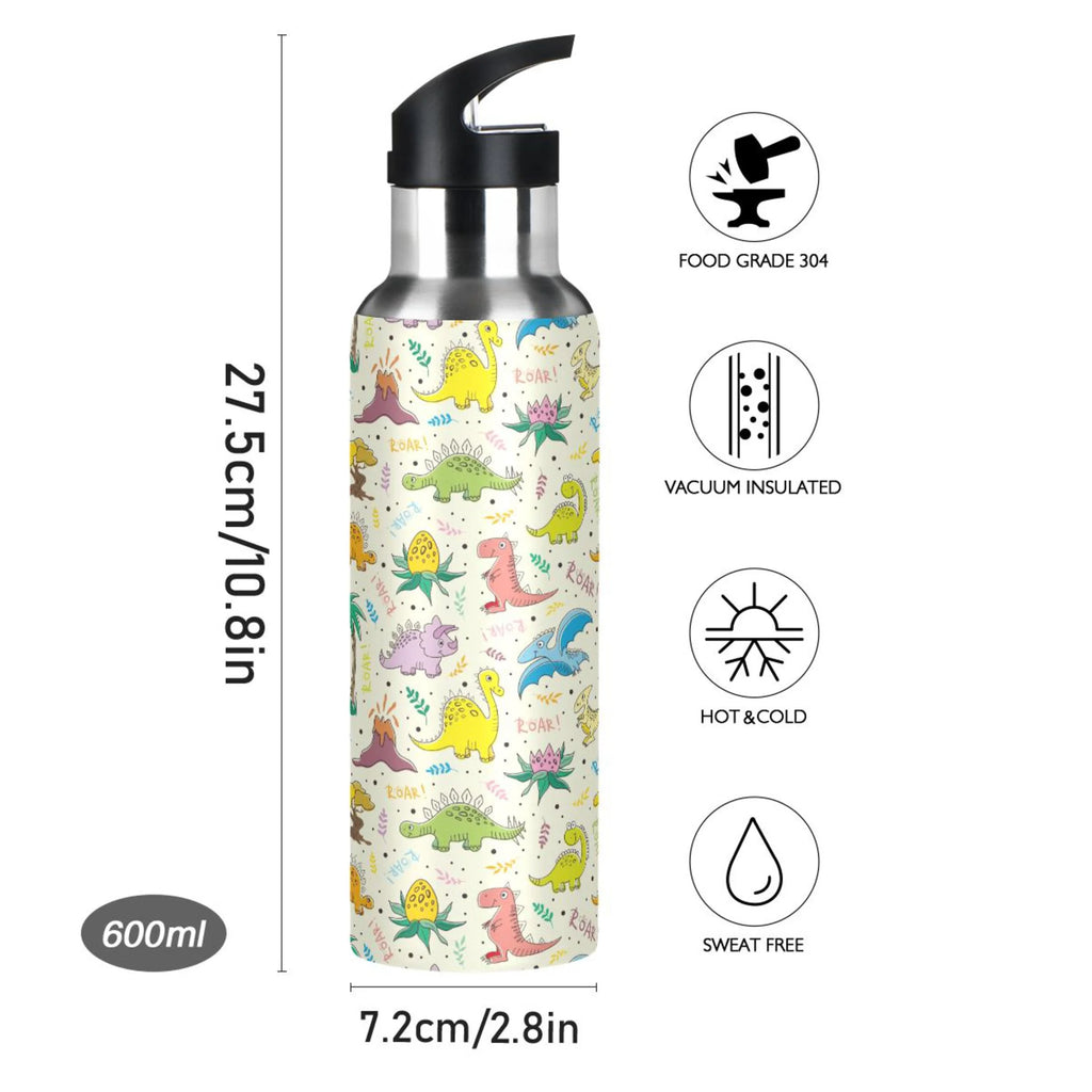 Stainless Steel Insulated Water Bottle with Straw Lid G5623