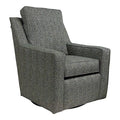 Charcoal Shell Black Swivel Glider Chair O851