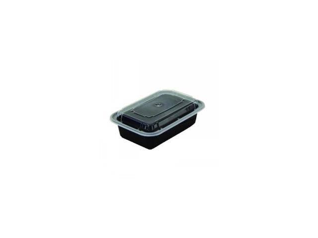 Black/Clear 12oz VERSAtainers, 150/Carton I4679