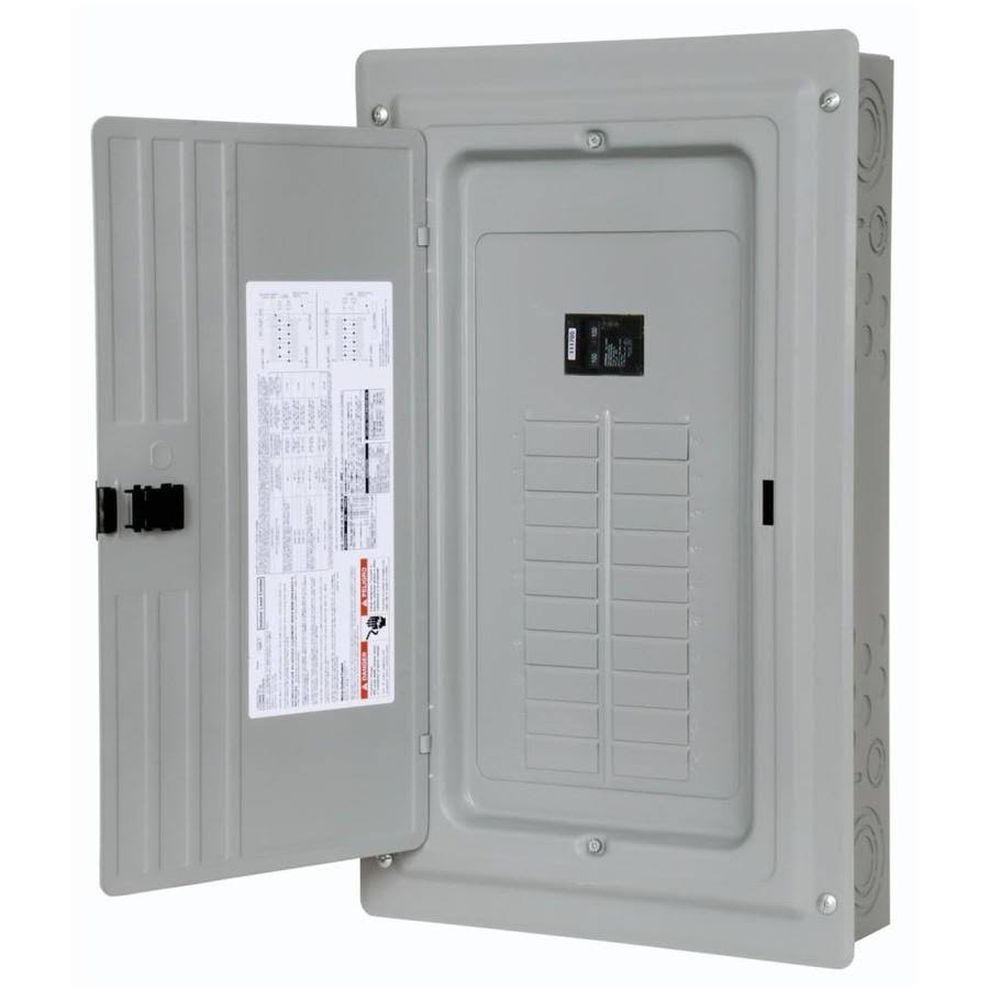 100 Amp 20-Space 20-Circuit Main Breaker Load Center Indoor with Copper Bus J524601