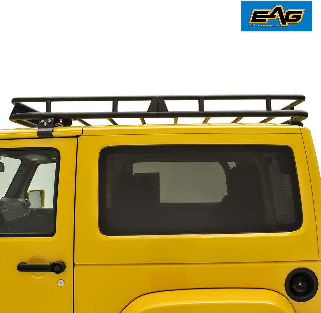 2/4 Door Roof Rack Cargo Basket with Wind Deflector 2 PCS B593