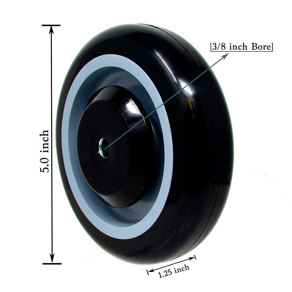 20-Pack Heavy Duty Polyurethane Wheel with 5/16" Axle M697784