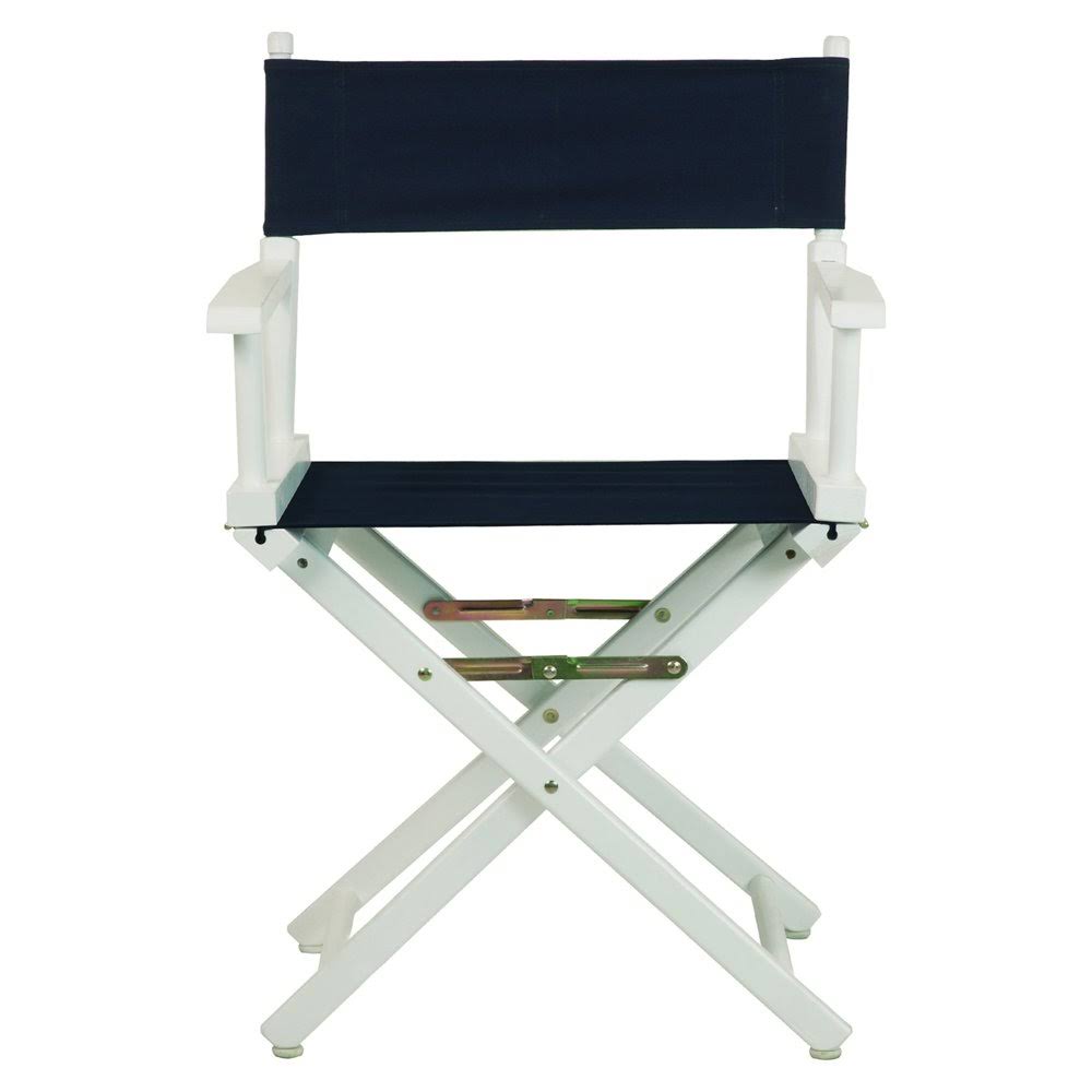 White Frame Canvas Director Chair V732981