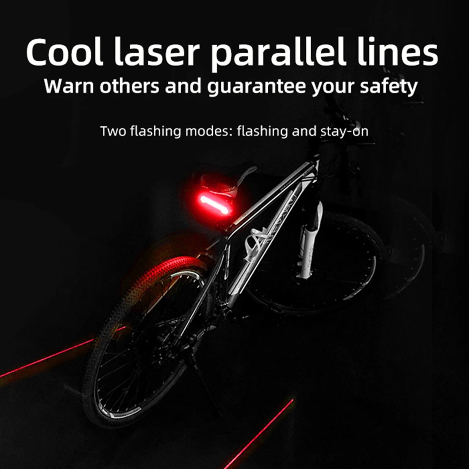 Wireless Bike Tail Light with LED Turn Signal D172
