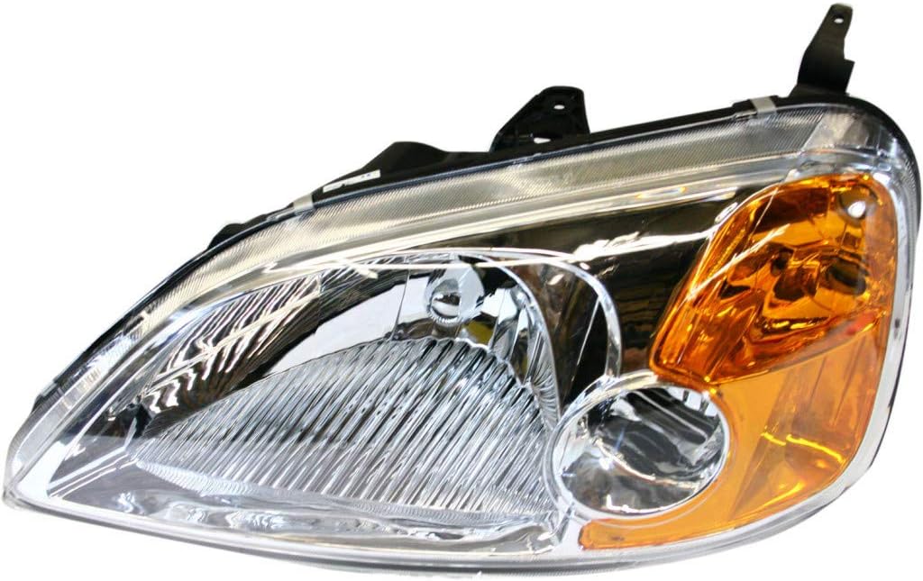 Honda Civic Headlight Assembly Pair Coupe X9994
