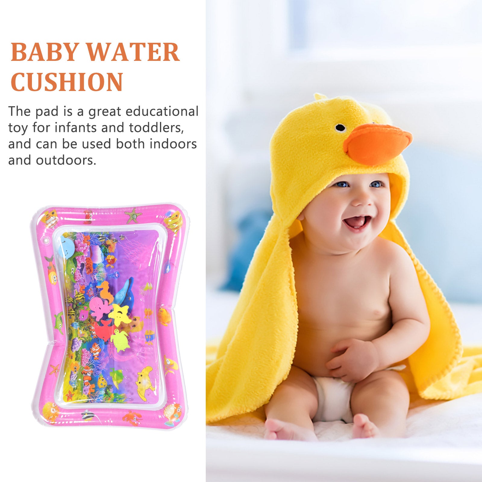 Inflatable Water Cushion Toys for Toddlers Pvc X64704