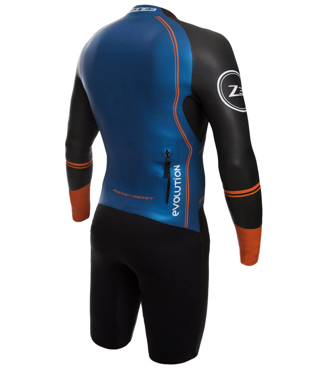 Men's Swim-Run Wetsuit with 8mm Calf Sleeves E5074