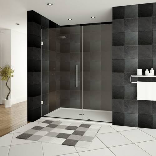 54x22 x 72x22 Hinged Shower Doors with Side Panel U405
