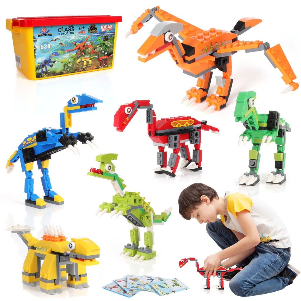 Dinosaurs Building Blocks Construction Toy (539 Pieces) Z3786