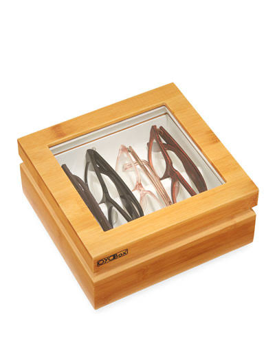 Light Wood Mini Eyewear Organizer Case V76794