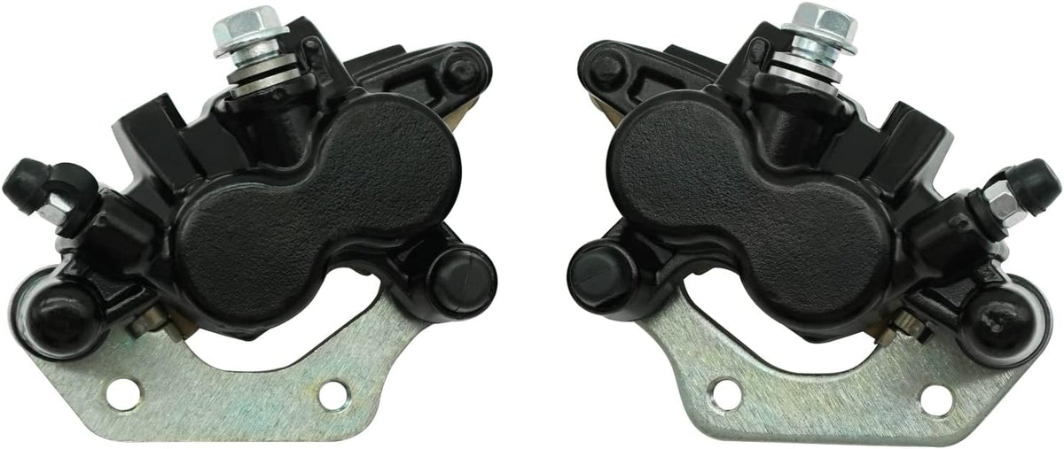 Front Left Right Brake Calipers & Pads Pack of 2 for Kawasaki KFX700 Brute Force 650 Prairie 650 700 KVF650 KVF700 F901
