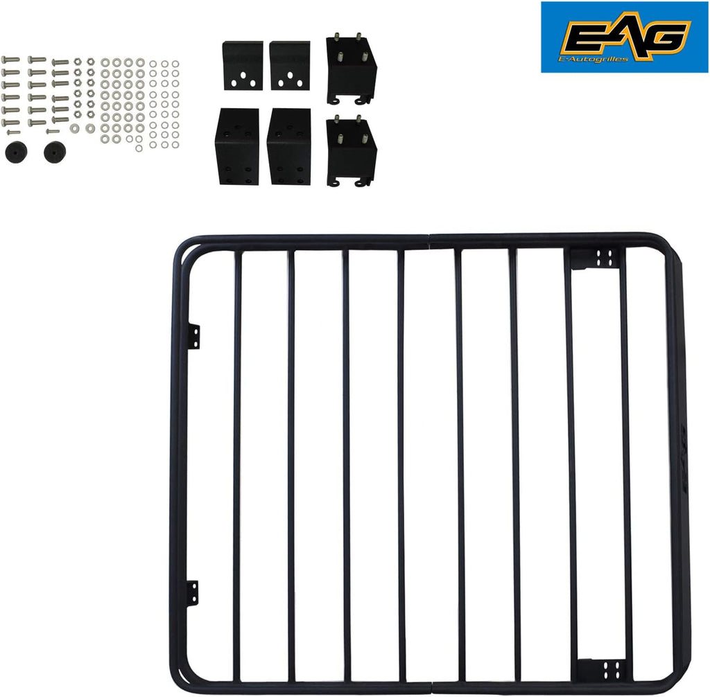 2/4 Door Roof Rack Cargo Basket with Wind Deflector 2 PCS B593