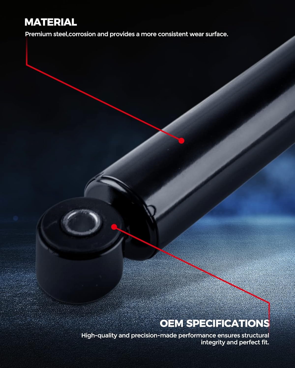 Rear Shock Absorbers Struts Set of 2 Z65898