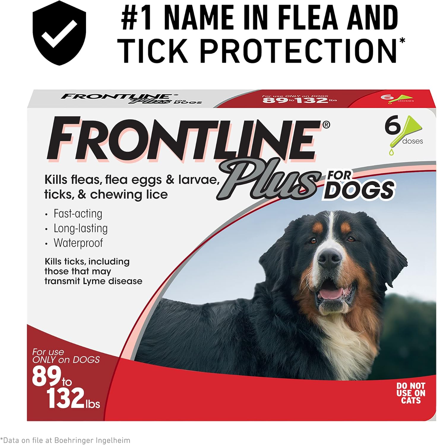 Flea and Tick Treatment for Dogs, 6 Doses, Pack of 2 O297293