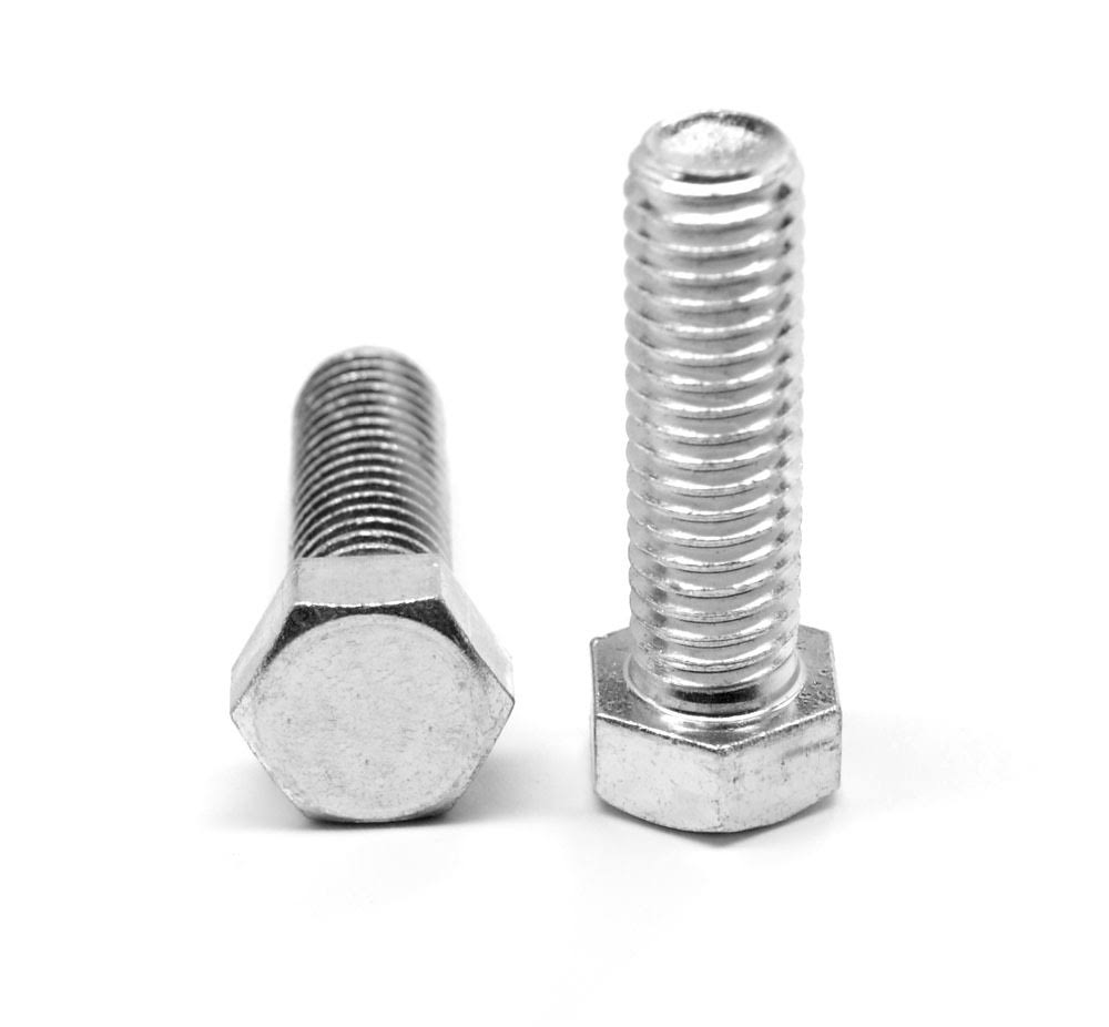 Fine Thread Hex Cap Screw Full Thread Stainless Steel 18-8 Pk 1500 I608