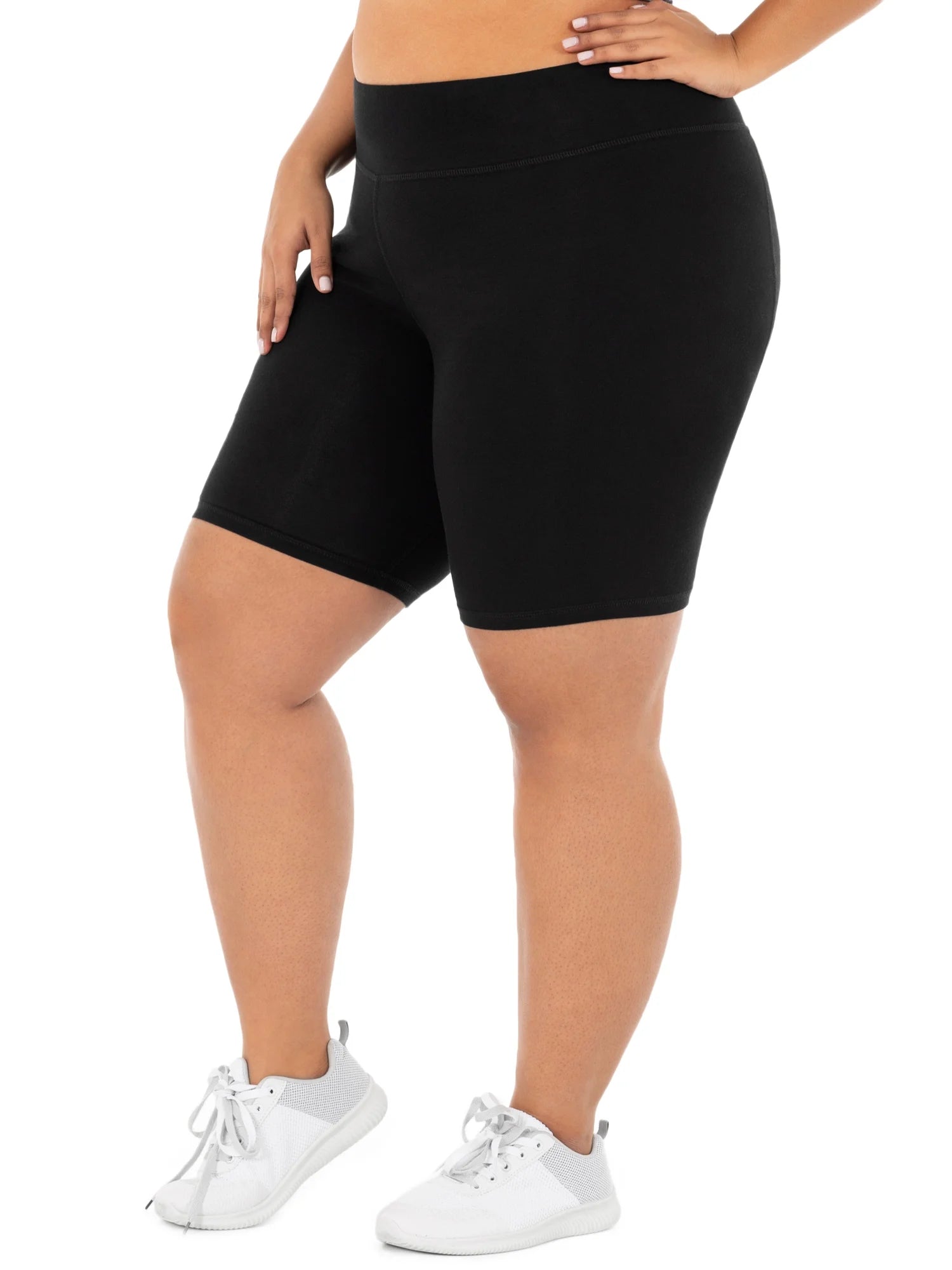 Women's Plus Size Bike Short, 2-Pack J7013
