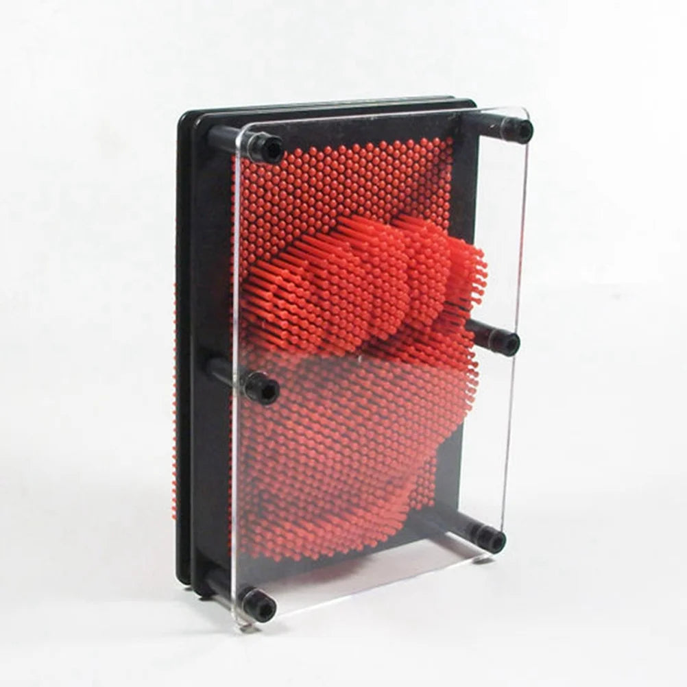 Large Size Red 3-Dimensional Pin Art Board Toy S140118