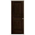 32 in. x 80 in. Espresso Stain Left-Hand Molded Composite MDF Single Prehung Interior Door O558750