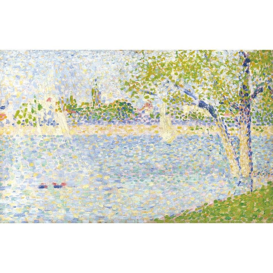 Silver Frame Giclee Print Oil Painting 32x22 J2342