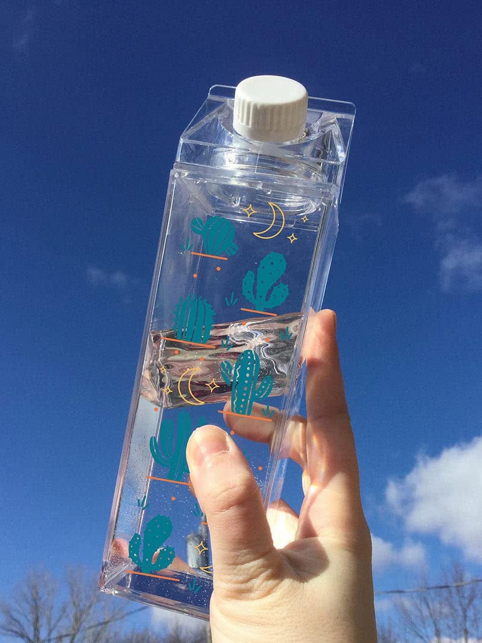 Clear 500Ml Milk Carton Water Bottle F282309