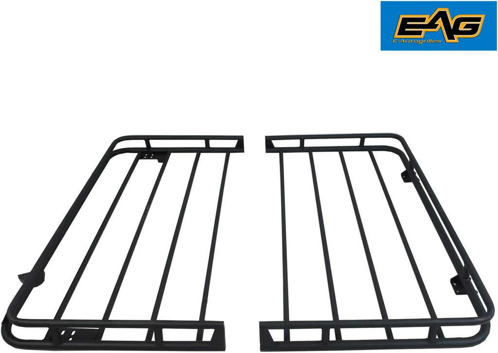 2/4 Door Roof Rack Cargo Basket with Wind Deflector 2 PCS B593