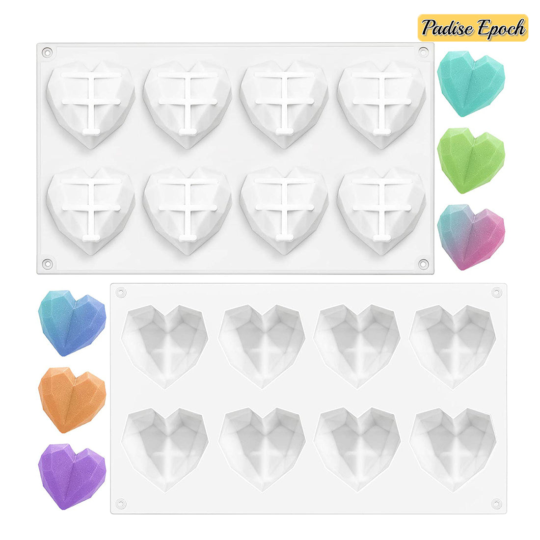 2 Pieces Non-stick Silicone Mould X9923