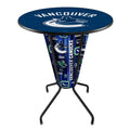 Lighted Vancouver Canucks Pub Table Bar Stool X774
