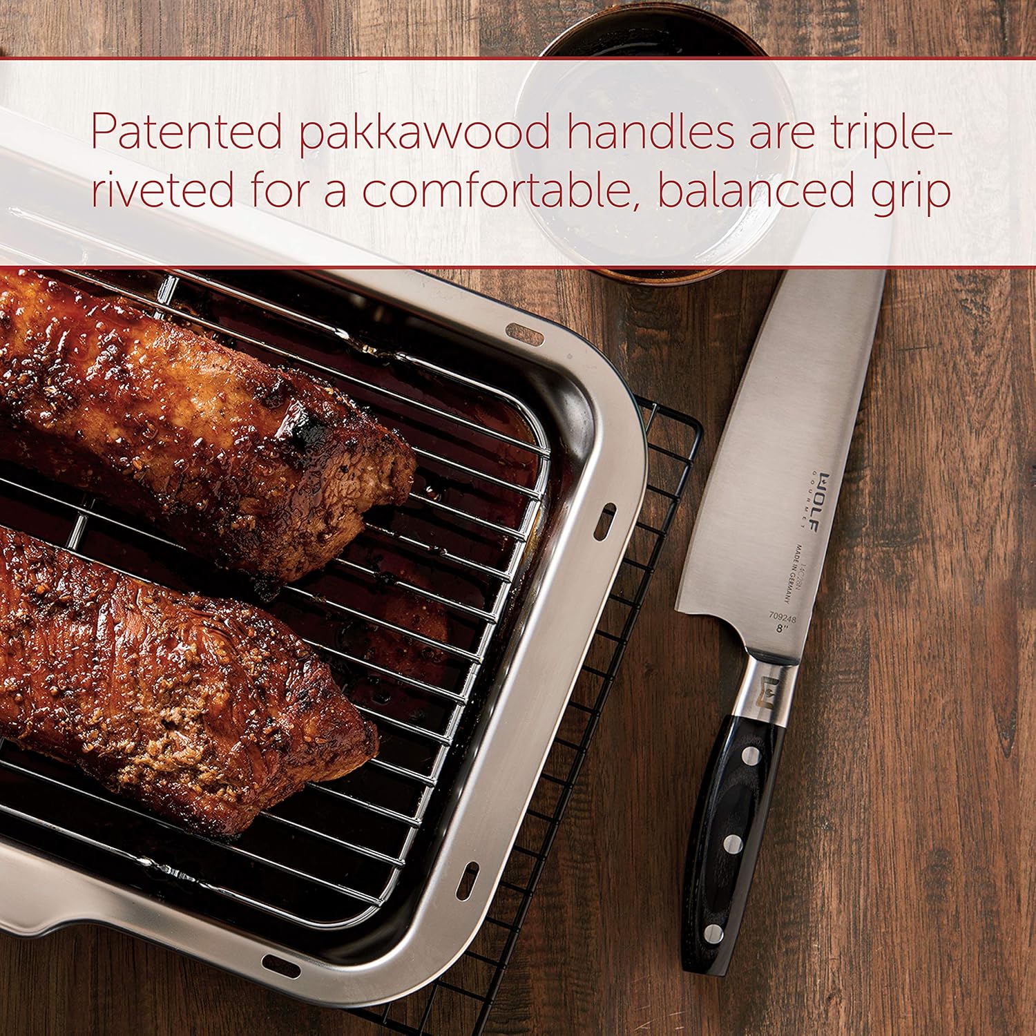 Forged High-Carbon Stainless Steel Knife Set R335368