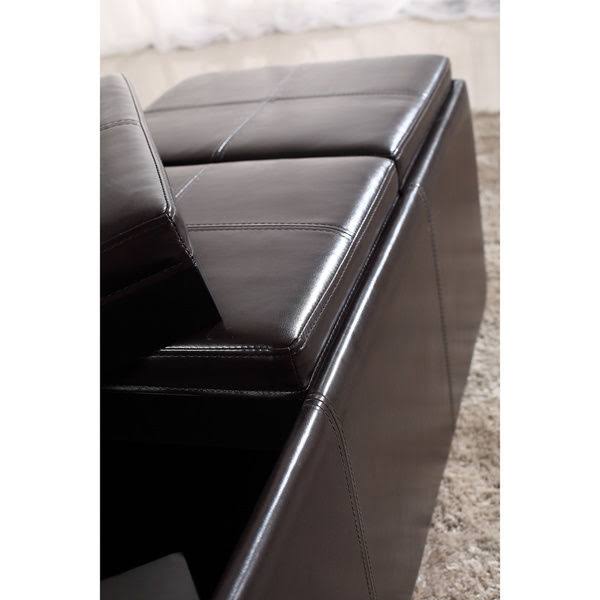 Brown Storage Ottoman D779905