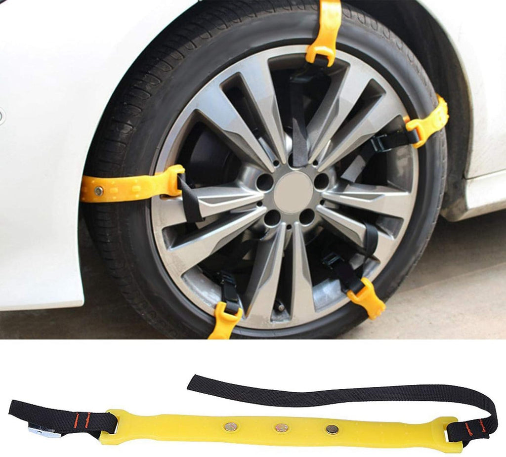 10pcs Universal Tire Anti-Skid Snow Chains for Car Truck SUV F63094