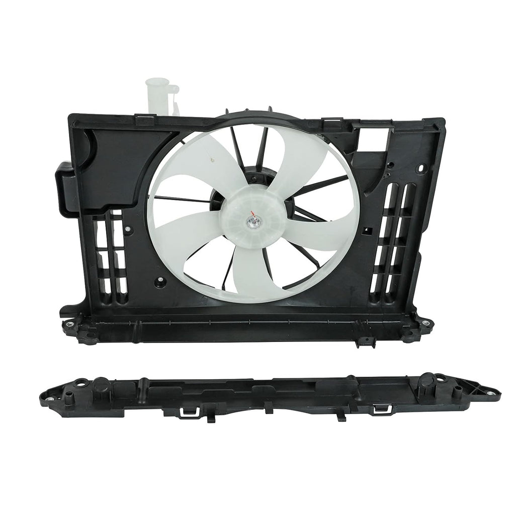 Radiator Cooling Fan Assembly Compatible with 2014 2015 2016 Toyota Corolla, Pack of 2 Q220