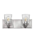 Brushed Nickel 2 Light Bath D575