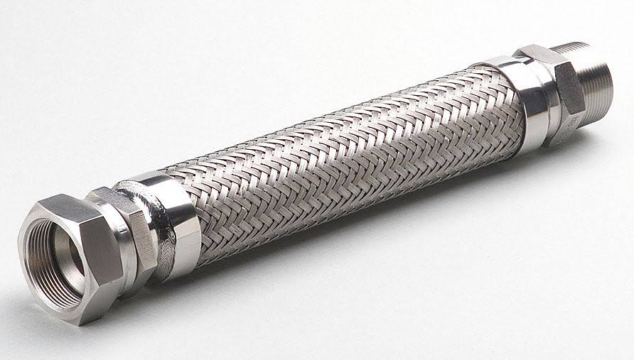 Flexible Metal Hose Assembly, 2x22 i.d. 18 O6492