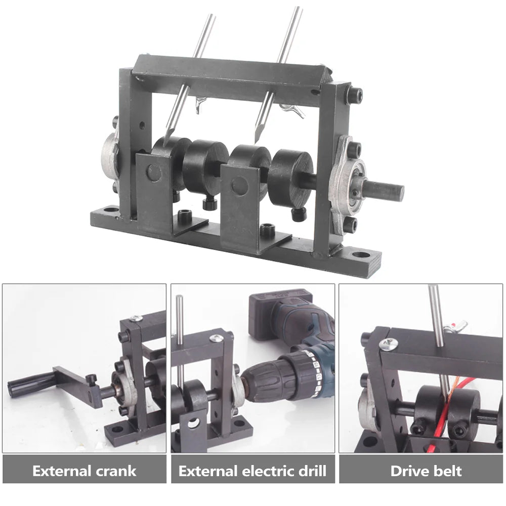 Manual Electric Drill Dual-purpose Wire Stripping Machine Scrap Cable Peeling Stripper for 1-30mm L6844