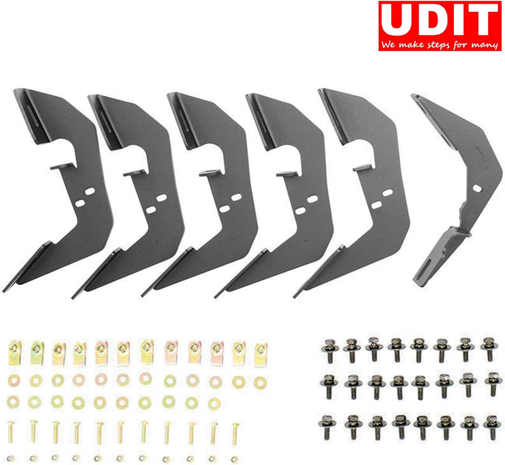 Textured Black Running Boards for Chevy Silverado GMC Sierra 1500 Extended Cab Double Cab E74027