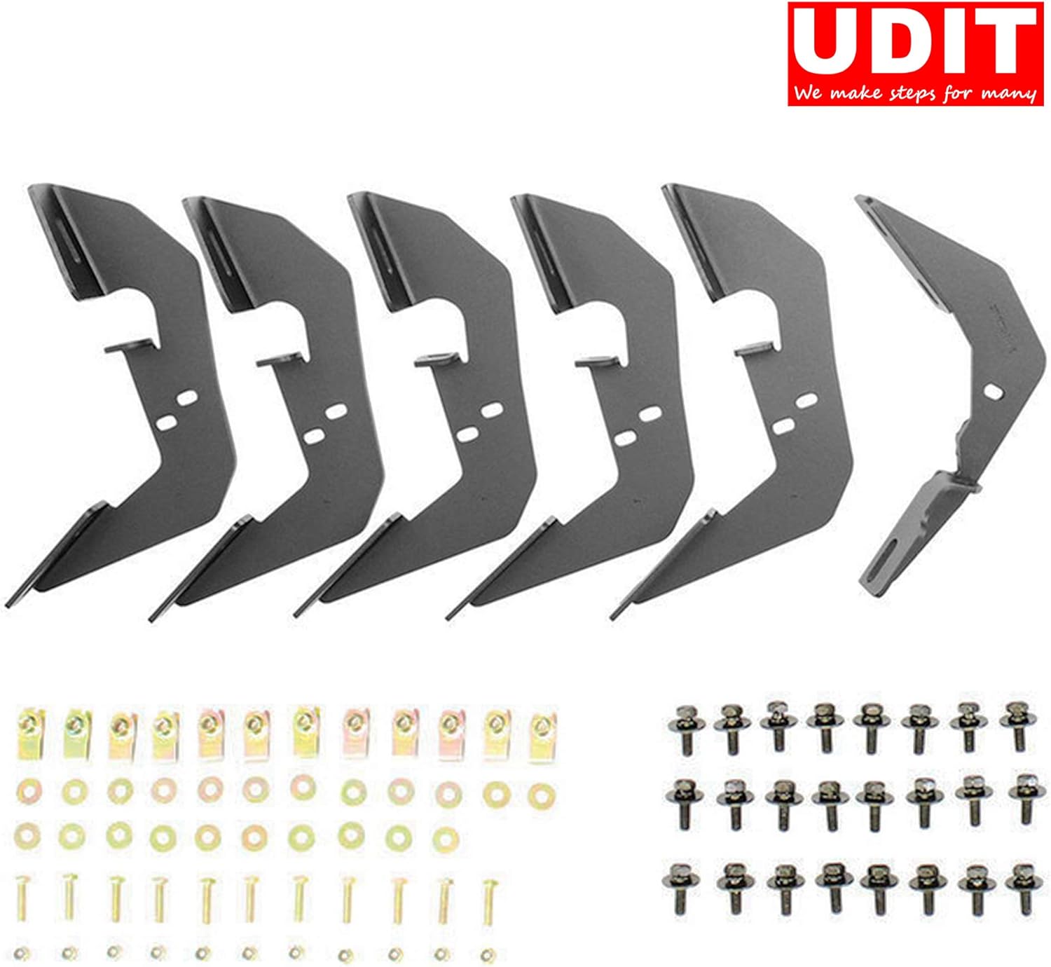Textured Black Running Boards for Chevy Silverado GMC Sierra 1500 Extended Cab Double Cab E74027