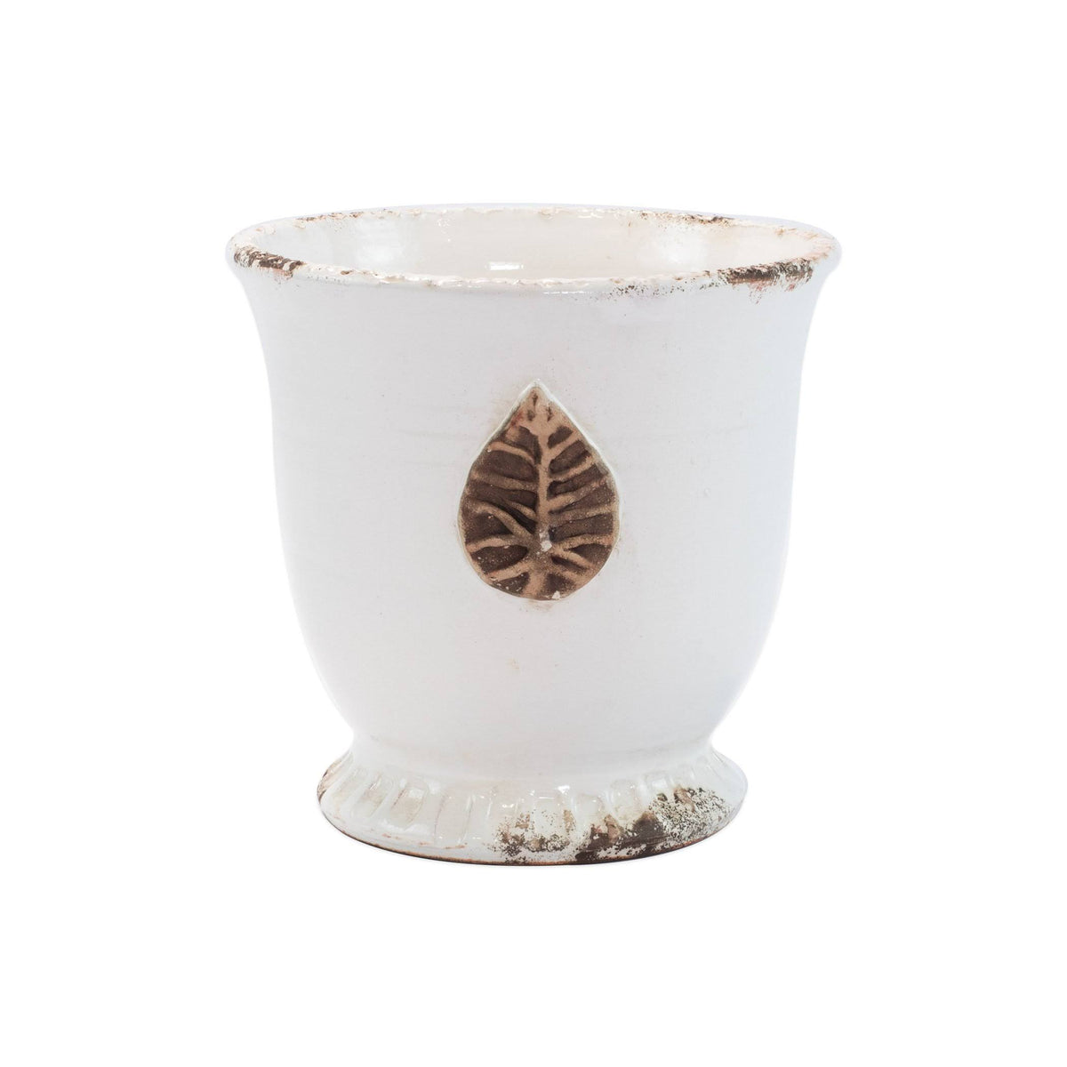 White Medium Cachepot P444