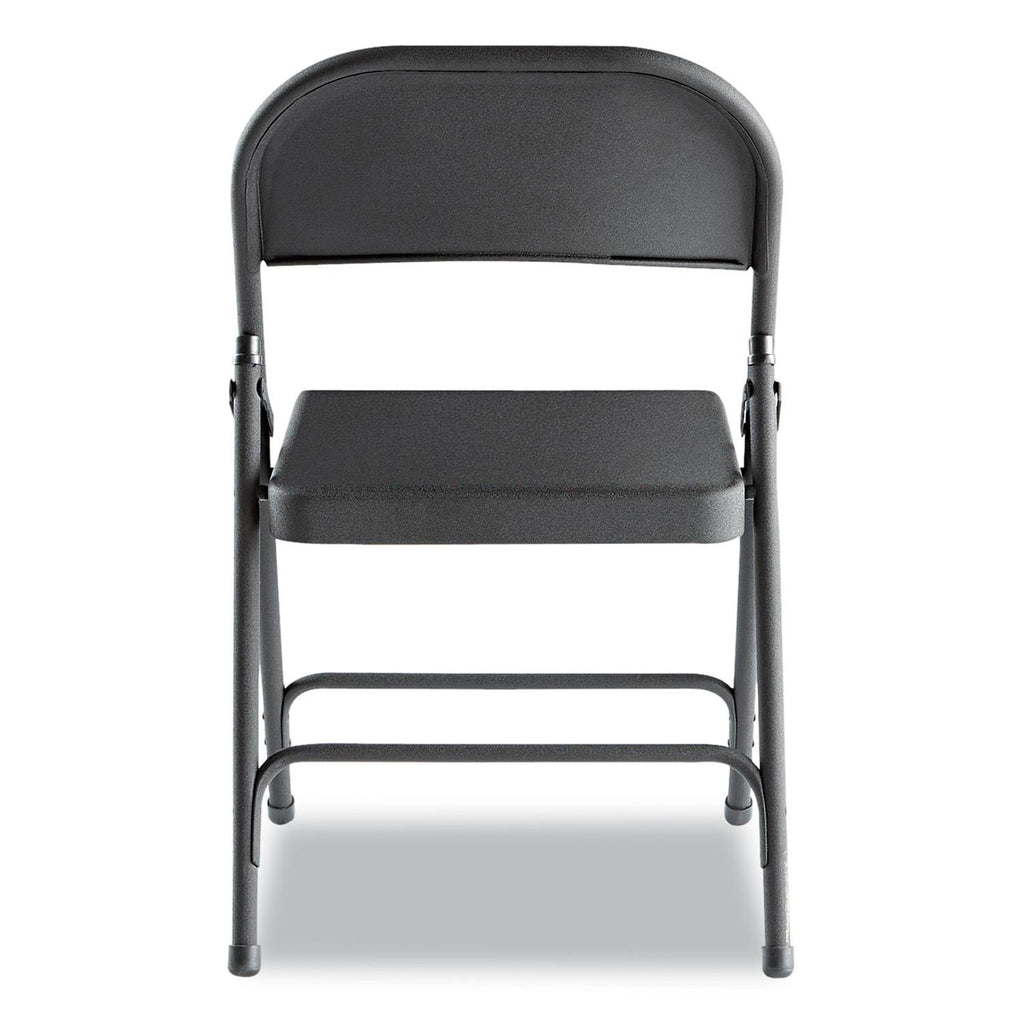 Steel Folding Chair, Graphite, 4/carton V414