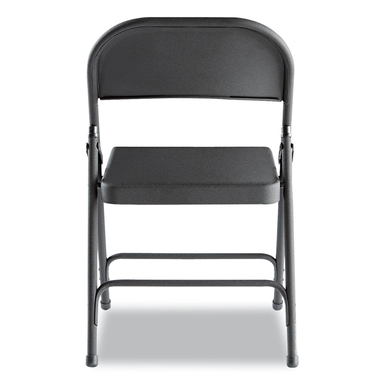 Steel Folding Chair, Graphite, 4/carton V414