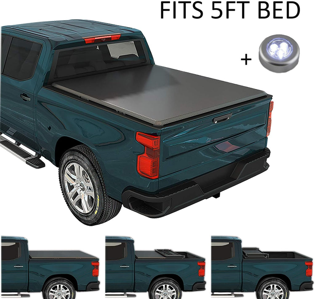 Hard Tri-Fold Tonneau Cover for Nissan Frontier 2005-2021 S9312