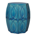 Deep Turquoise Garden Stool P964110