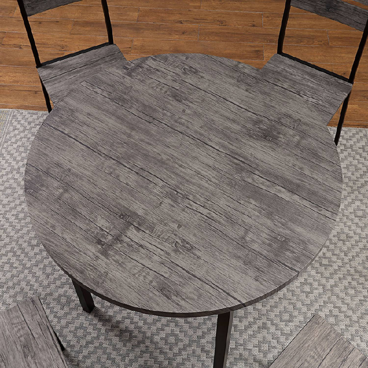 Antique Brown Round Dining Table M384975