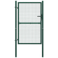 Green Steel Fence Gate X5569