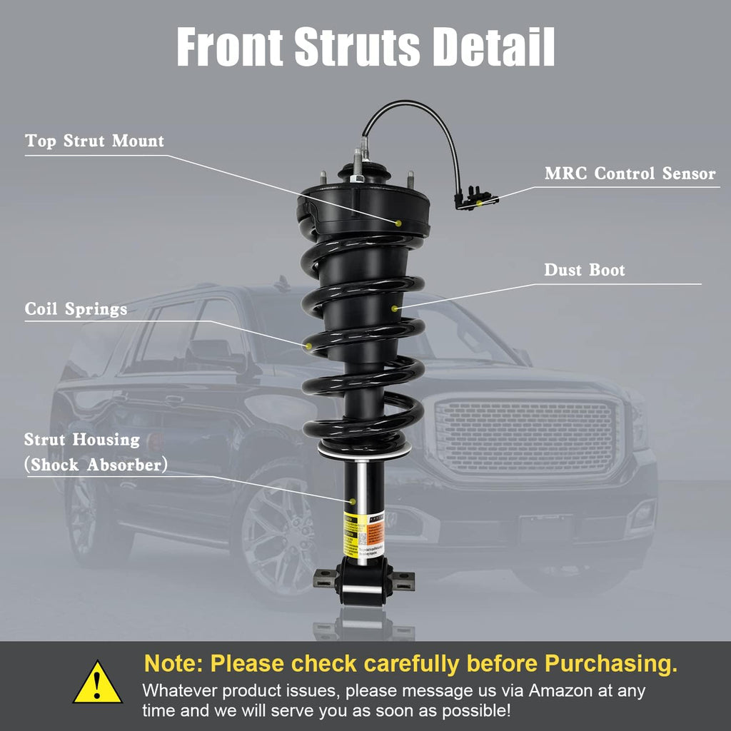 Front Struts Assembly Shock Absorber with Magnetic Ride Control Pair O977270