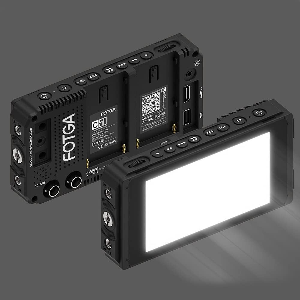 5 Inch IPS DSLR Camera Field Monitor 2000nit Touch Screen with 4K HDMI Input Output L81553