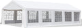White Commercial Party Tent Gazebo with Removable Sidewalls A988
