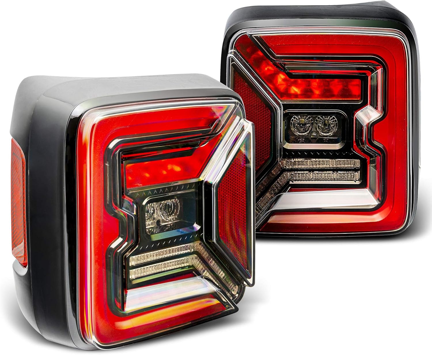 Smoked-Lens LED Tail Light for Jeep Wrangler JL X282